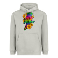 Moon Dust LGBTQ+ Lightnin' Bolt With Sunflower Heavyweight Hoodie - BundleAndBundleShop