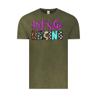 Vintage Olive let's go racing Vintage Tee - JahusDesignShop