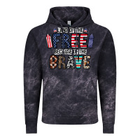 Cloud Black land of the beacause of the brave Vintage Hoodie - CowhideDigitalArt
