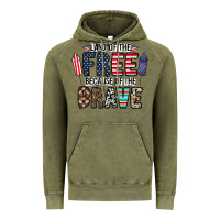 Vintage Olive land of the beacause of the brave Vintage Hoodie - CowhideDigitalArt