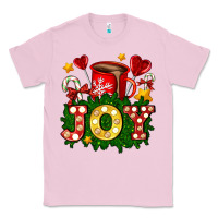Bubblegum Pink christmas joy coffee and candies Classic Tee - AdoDesignShop