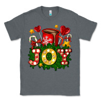 Charcoal Heather christmas joy coffee and candies Classic Tee - AdoDesignShop