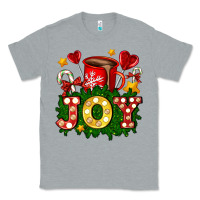 Heather Grey christmas joy coffee and candies Classic Tee - AdoDesignShop