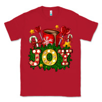 Red christmas joy coffee and candies Classic Tee - AdoDesignShop