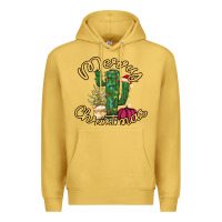 Antique Gold Cactus Christmas Premium Hoodie - Bettercallsaul