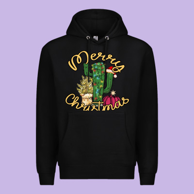 Cactus Christmas Premium Hoodie Designed By Bettercallsaul