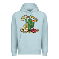 Blue Mist Cactus Christmas Premium Hoodie - Bettercallsaul