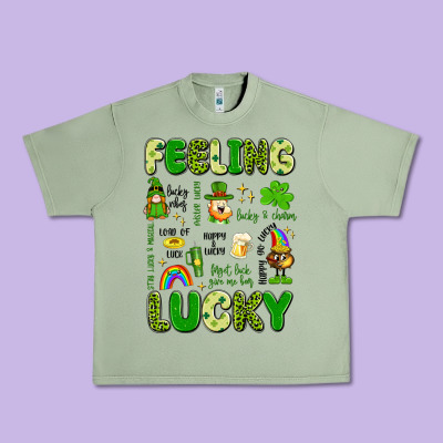 Feeling Lucky Urban Heavy Tee Designed By Artiststas