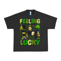 Pigment Black feeling lucky Urban Heavy Tee - Artiststas