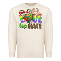 Sandshell More Love Less Hate LGBTQ Premium Sweatshirt - BundleAndBundleShop