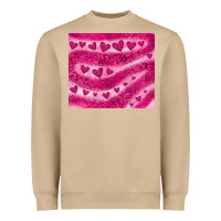 Mushroom pink glitter heart Heavyweight Sweatshirt - JahusDesignShop