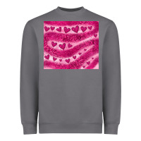 Storm pink glitter heart Heavyweight Sweatshirt - JahusDesignShop