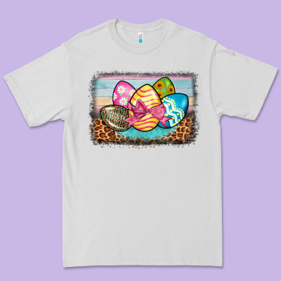Easter Egg Background Premium Tee Designed By Barkaloodesign