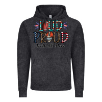 Vintage Black loud proud football mom Vintage Hoodie - CowhideDigitalArt