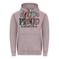 Vintage Zinc loud proud football mom Vintage Hoodie - CowhideDigitalArt