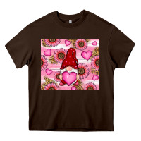 Chocolate Brown valentines day gnomes Heavy Core Tee - RanaPortraitStore