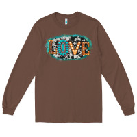 Chestnut love western Long Sleeve Tee - AdoDesignShop