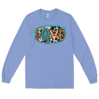 Colony Blue love western Long Sleeve Tee - AdoDesignShop