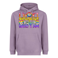 Lavender LGBTQ I Won't Apologize For Who I Am Heavyweight Hoodie - BundleAndBundleShop