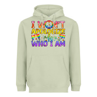 Lgbtq I Won't Apologize For Who I Am Heavyweight Hoodie | Teevron