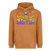 Meerkat LGBTQ I Won't Apologize For Who I Am Heavyweight Hoodie - BundleAndBundleShop