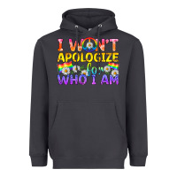Smoke LGBTQ I Won't Apologize For Who I Am Heavyweight Hoodie - BundleAndBundleShop