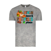 Cloud Rock autumn leaves pumpkin please Vintage Tee - AdoDesignShop