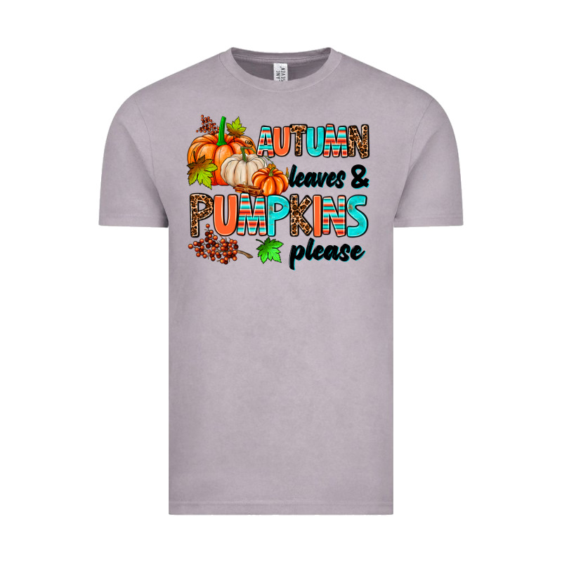 Autumn Leaves Pumpkin Please Vintage Tee by AdoDesignShop | Teevron