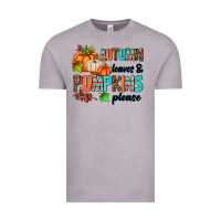 Vintage Zinc autumn leaves pumpkin please Vintage Tee - AdoDesignShop