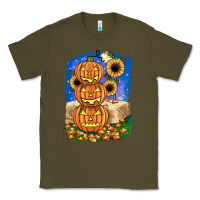 Army Green pumpkin sunflower Classic Tee - JahusDesignShop