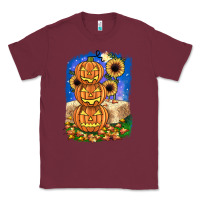 Burgundy pumpkin sunflower Classic Tee - JahusDesignShop