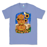 Colony Blue pumpkin sunflower Classic Tee - JahusDesignShop