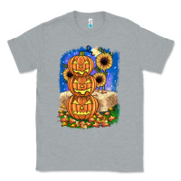 Heather Grey pumpkin sunflower Classic Tee - JahusDesignShop