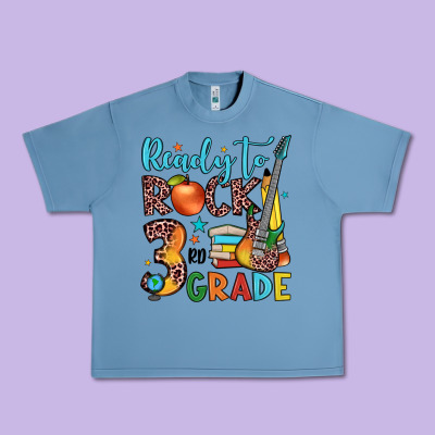 Ready To Rock 3rd Grade Urban Heavy Tee Designed By Jahusdesignshop
