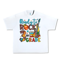 White ready to rock 3rd grade Urban Heavy Tee - JahusDesignShop