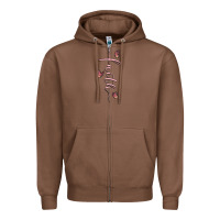 Chestnut faith cross Zipper Hoodie - MaliasSmallBusiness