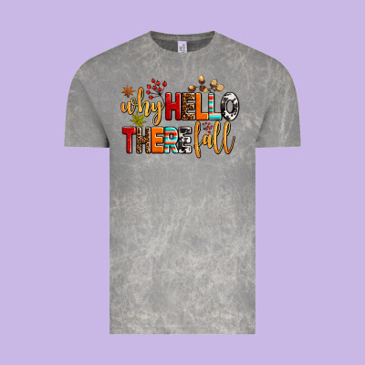Why Hello There Fall Vintage Tee Designed By Adodesignshop