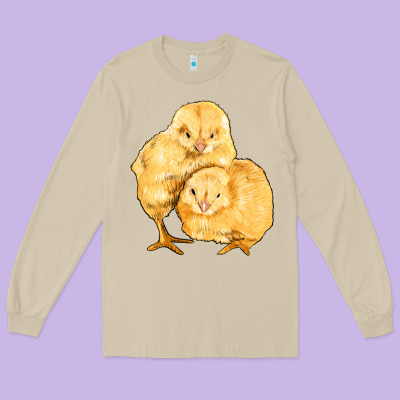 Chicks Long Sleeve Tee Designed By Artiststas