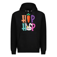 Black hip hop easter girls toddlers kids leopard bunny Premium Hoodie - Bettercallsaul