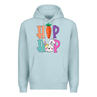 Blue Mist hip hop easter girls toddlers kids leopard bunny Premium Hoodie - Bettercallsaul
