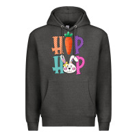 Charcoal Heather hip hop easter girls toddlers kids leopard bunny Premium Hoodie - Bettercallsaul