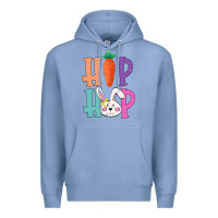 Colony Blue hip hop easter girls toddlers kids leopard bunny Premium Hoodie - Bettercallsaul