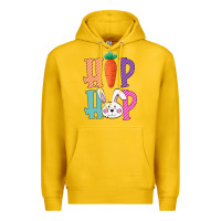Lemon hip hop easter girls toddlers kids leopard bunny Premium Hoodie - Bettercallsaul