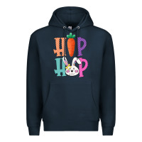 Navy hip hop easter girls toddlers kids leopard bunny Premium Hoodie - Bettercallsaul
