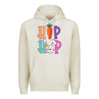 Oatmeal Heather hip hop easter girls toddlers kids leopard bunny Premium Hoodie - Bettercallsaul