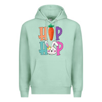 Seafoam hip hop easter girls toddlers kids leopard bunny Premium Hoodie - Bettercallsaul