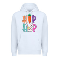 White hip hop easter girls toddlers kids leopard bunny Premium Hoodie - Bettercallsaul