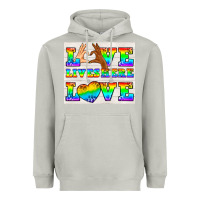 Moon Dust Western LGBTQ+ Love Lives Here Tumbler Heavyweight Hoodie - BundleAndBundleShop