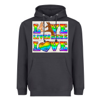 Smoke Western LGBTQ+ Love Lives Here Tumbler Heavyweight Hoodie - BundleAndBundleShop