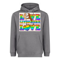 Storm Western LGBTQ+ Love Lives Here Tumbler Heavyweight Hoodie - BundleAndBundleShop